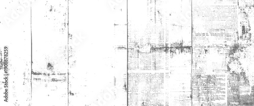 Vector old newspaper grunge background with grunge effect