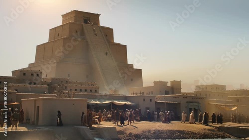 Mesopotamian Ziggurat Capital