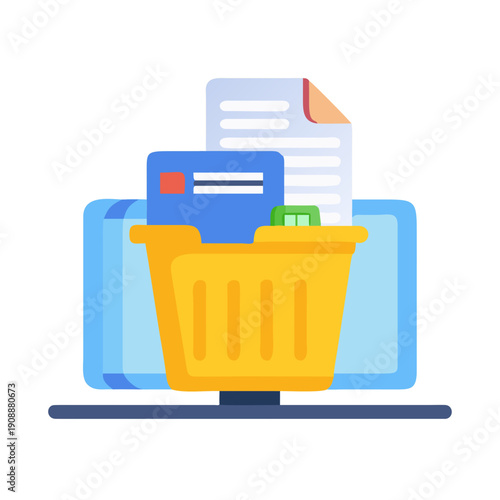 Digital decluttering concept organize your files and delete unnecessary data for a clean workspace