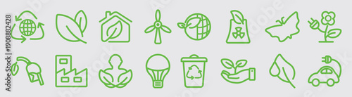 ecology green icon