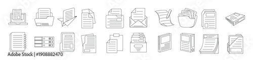 document doodle icon element