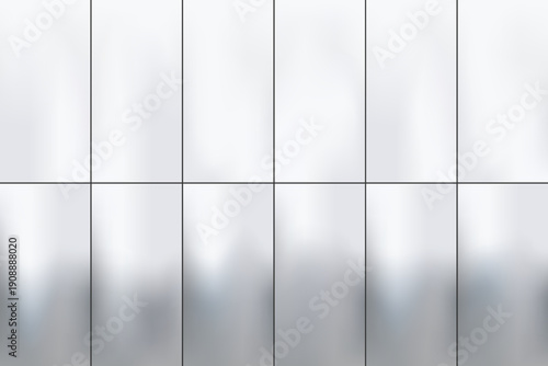 Clean and modern seamless background featuring a grid of galvanized steel panels with subtle zinc texture, soft reflections and matte finish on a light metallic surface.