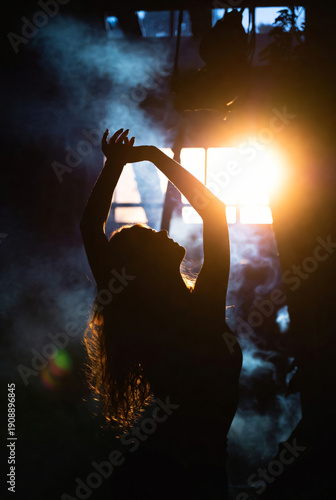 silhouette of a woman