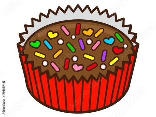 平成女児チョコのイラスト素材