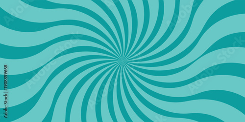 A dynamic comic book style explosion speech bubble, rendered in vibrant teal and white, set against a radiating sunburst background with scattered stars, perfect for conveying impact and excitement.