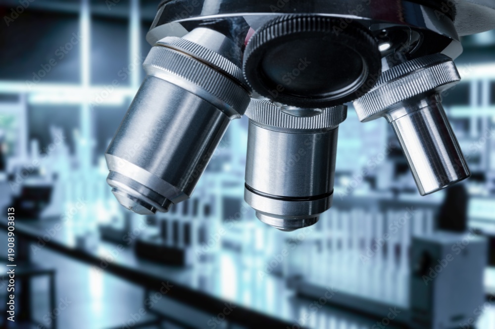 Fototapeta premium analyzes of biochemical samples in scientific laboratory.