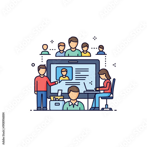 Mobile phone screen displaying a vibrant heart icon with a circular loading indicator, representing a digital application for health monitoring, social connections, or personal well-being management