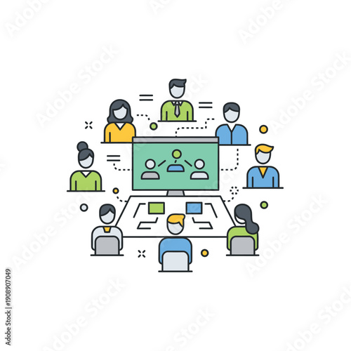 Mobile phone screen displaying a vibrant heart icon with a circular loading indicator, representing a digital application for health monitoring, social connections, or personal well-being management