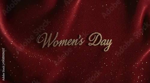 International Womens Day Celebration Background Animation.