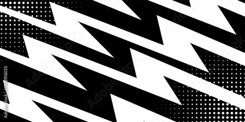Abstract black and white background. modern eps 10.