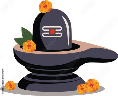 Shiva Lingam with Eternal Power of Shiva