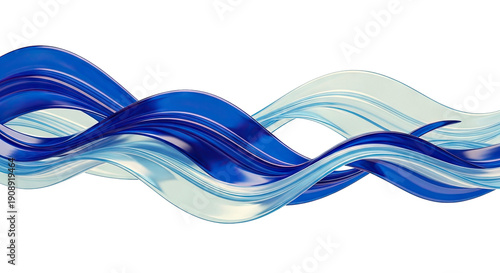 Abstract Blue Waves