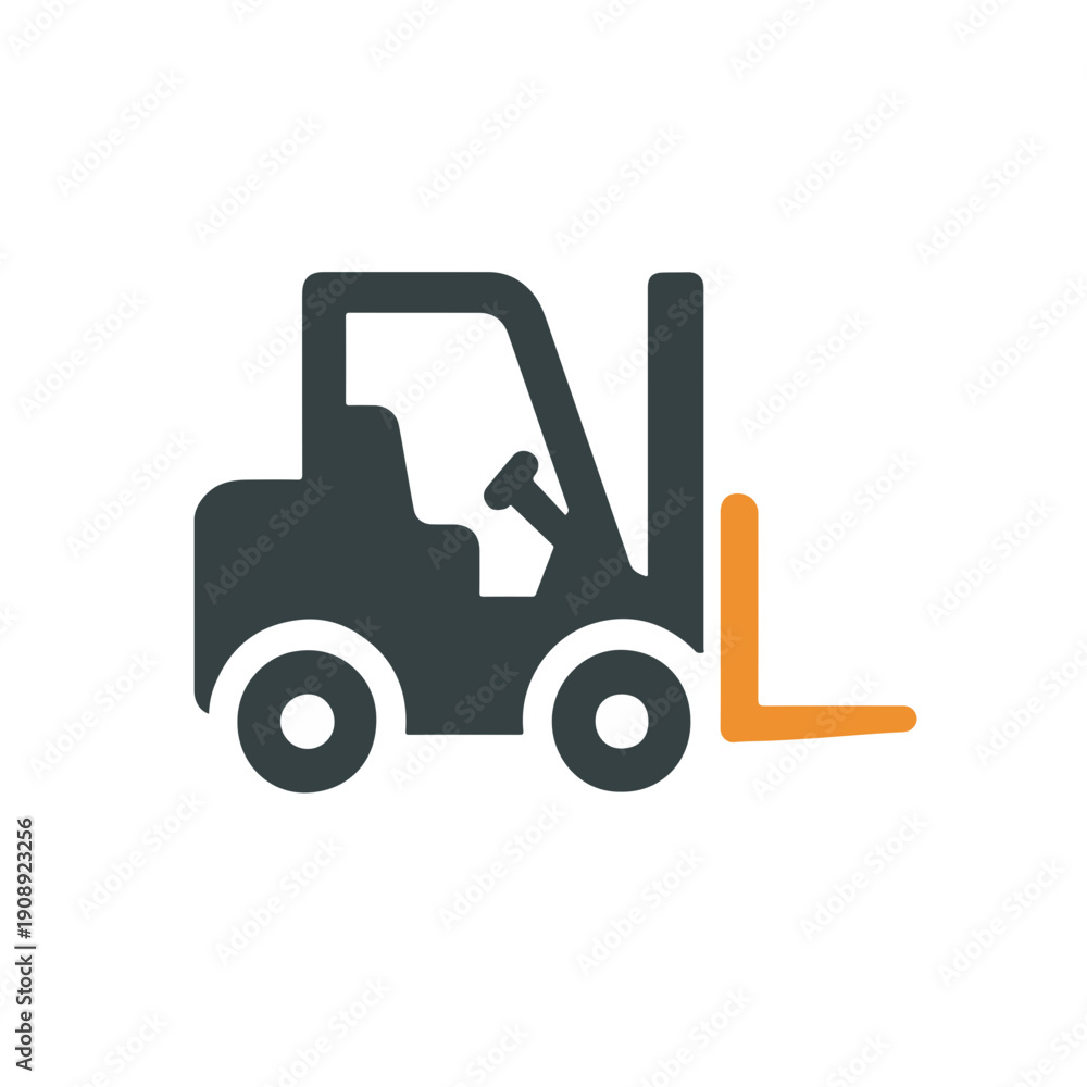 Fototapeta premium Logistics Warehouse Forklift