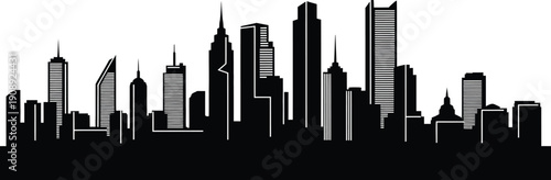 New York City Skyline Silhouette