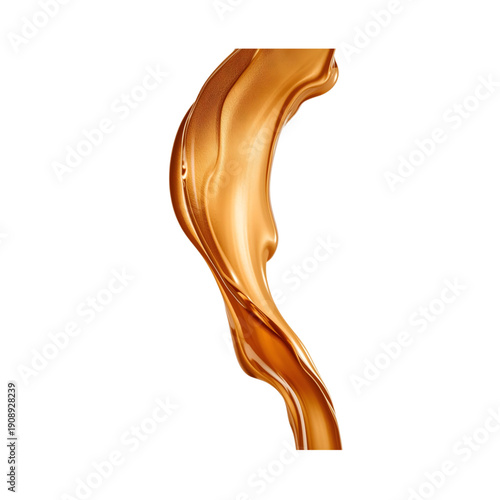 liquid chocolate splash