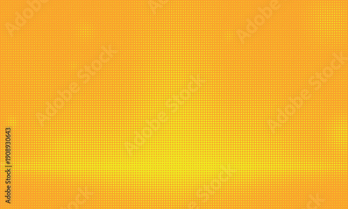 A vibrant yellow and orange gradient background with a subtle grid pattern yellow halftone background