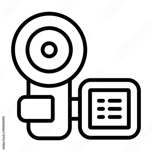 Camcorder Icon Design