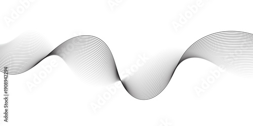 Minimal Abstract Gray Wave with Gentle Curves and Soft Gradient Flow, Clean Modern Background for Corporate Branding, UI Design and Professional Visual Content.