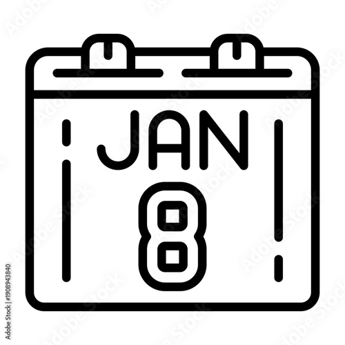 January 8 Icon Design