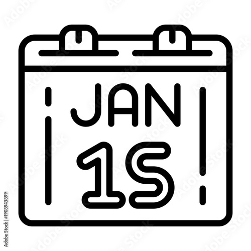 January 15 Icon Design