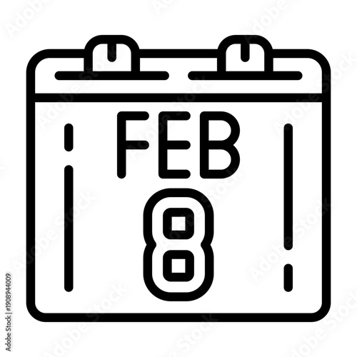 February 8 Icon Design
