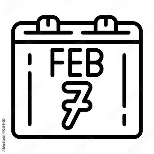 February 7 Icon Design