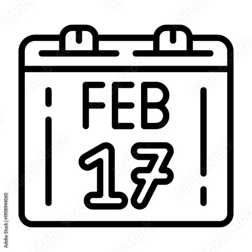February 17 Icon Design