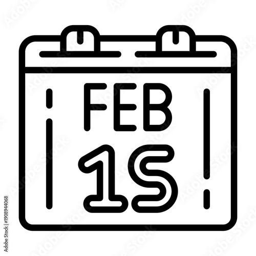 February 15 Icon Design