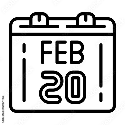 February 20 Icon Design