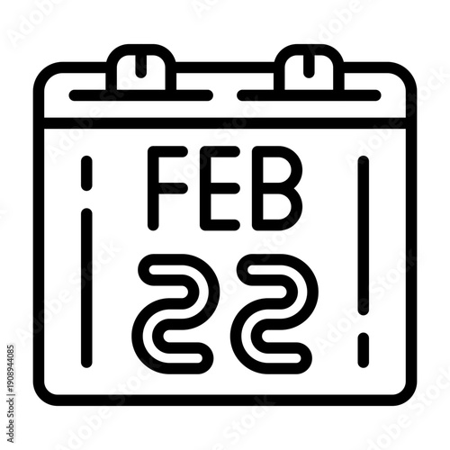 February 22 Icon Design