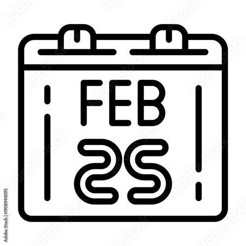 February 25 Icon Design