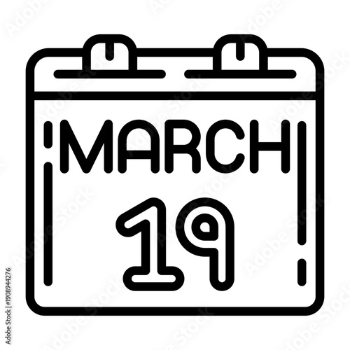 March 19 Icon Design