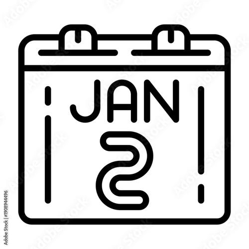 January 2 Icon Design