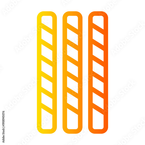 chocolate roll gradient icon
