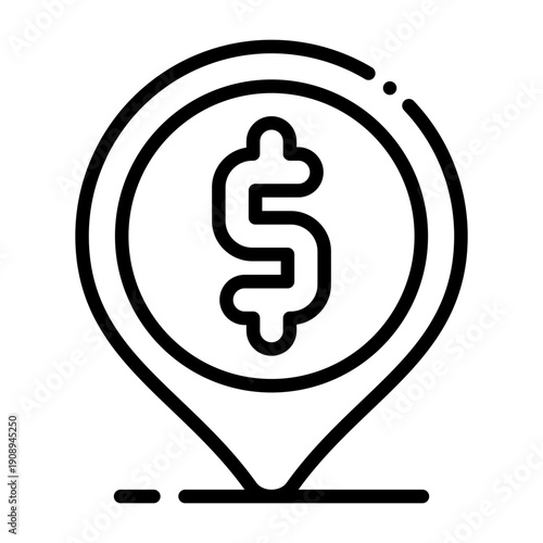 Atm Location Icon Design