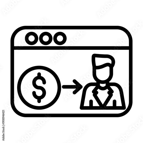 Money Transfer Icon Design