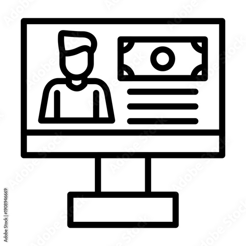 Online Payment Icon Design