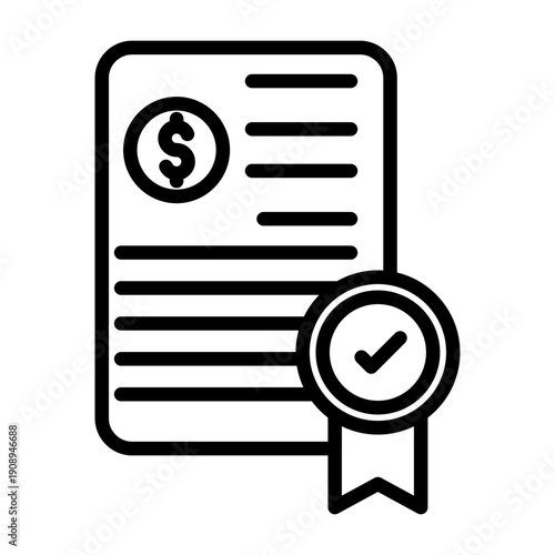 Certificate Icon Design