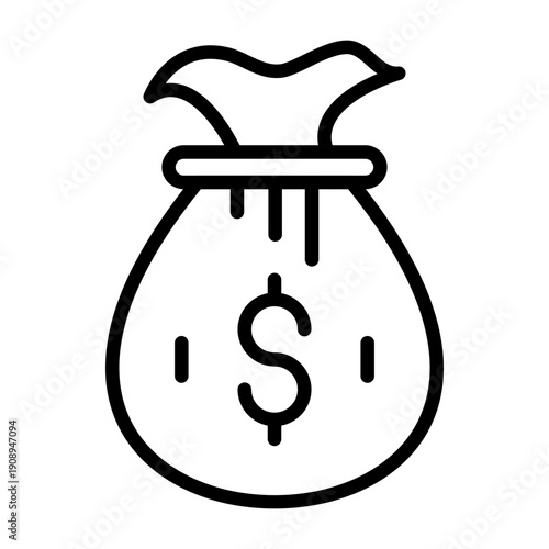 Money Bag Icon Design