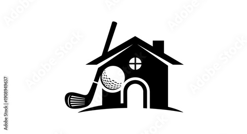 Golf House Logo Design
