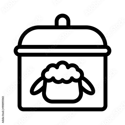 feast line icon