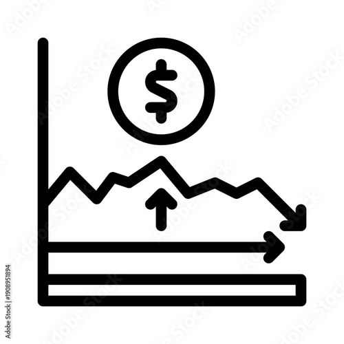 volatility line icon