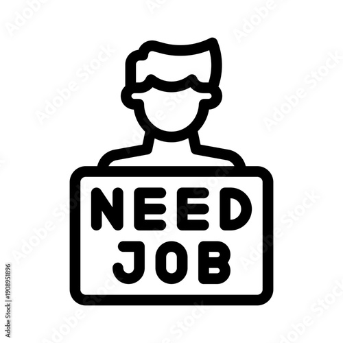 unemployment line icon