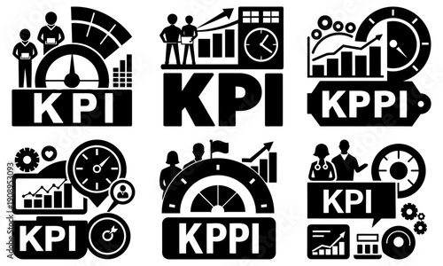 A simple black and white illustration of a clock face showing a specific time from a straightforward front viewpoint.