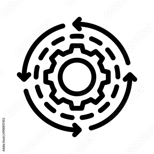 consistency line icon