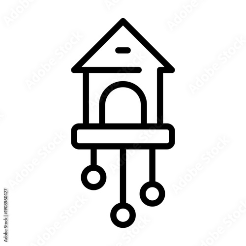 Birdhouse Icon Design