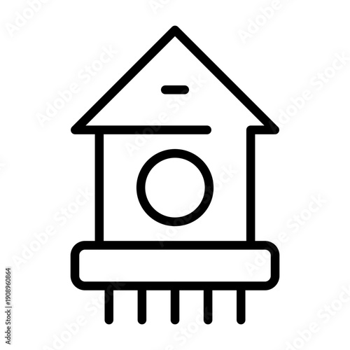 Birdhouse Icon Design