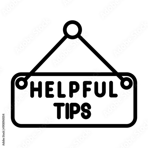 Helpful Tips Icon Design