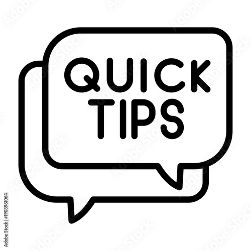 Quick Tips Icon Design