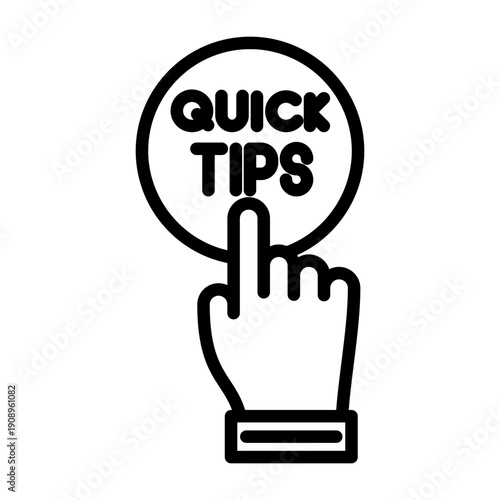 Quick Tips Icon Design
